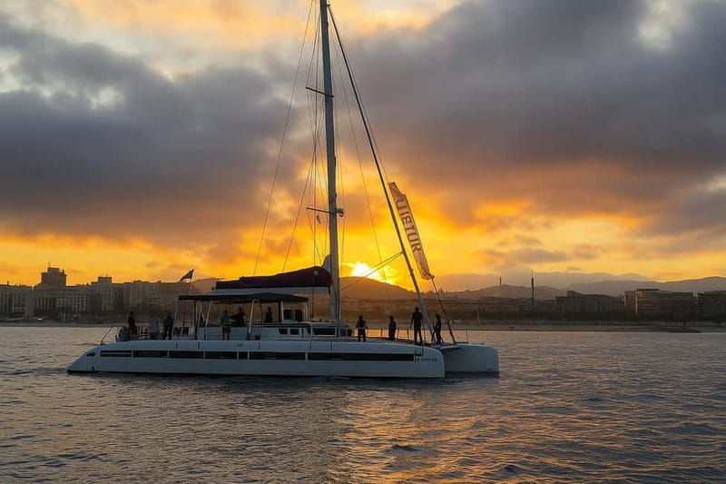 Barcelona: Luxury Catamaran Sunset Cruise - Key points at a glance