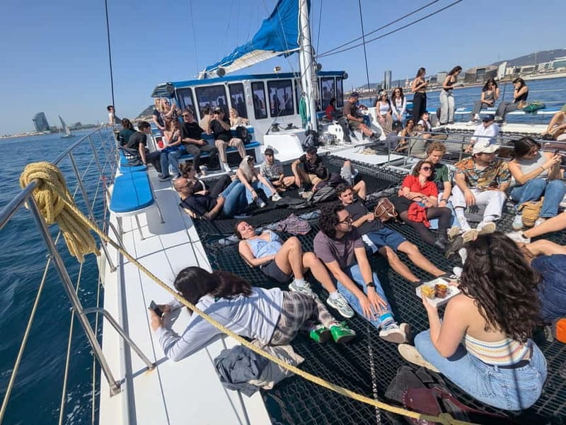 Barcelona: Luxury Catamaran Sunset Cruise - What the skyline looks like from the water