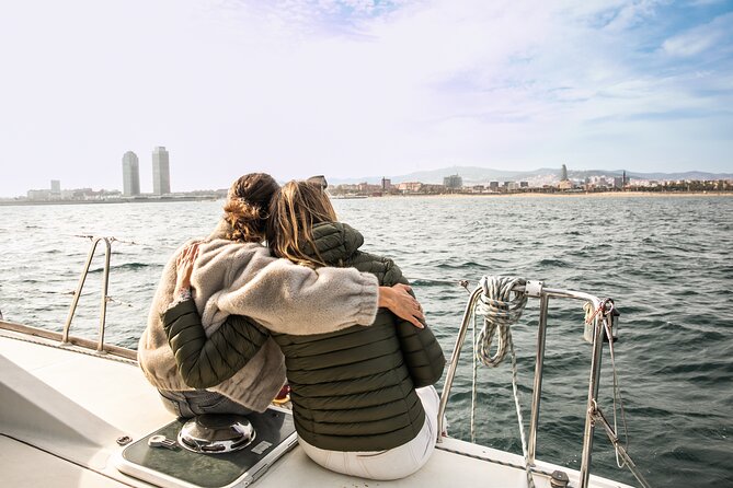Barcelona Private Catamaran, Snacks and Cava, Sunset Option - The first coastal views and traditional marine neighborhoods