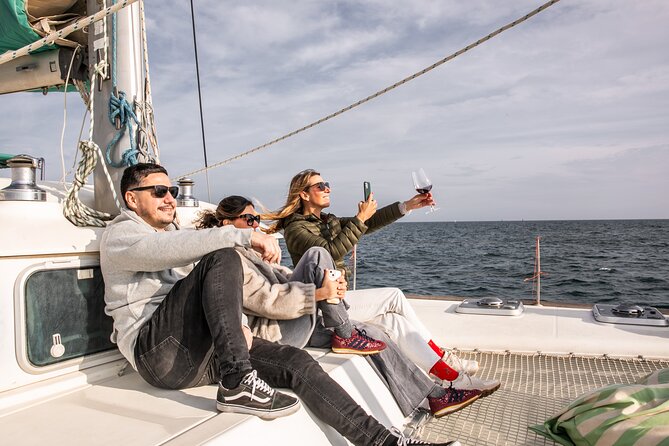 Barcelona Small Group Trip by Catamaran w Tapas, Cava and Sunset - An hour and 25 minutes on the Mediterranean