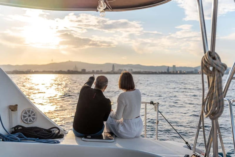 Barcelona: Sunset Catamaran Cruise with Wine and Tapa - Finding OPA at Marina Vela