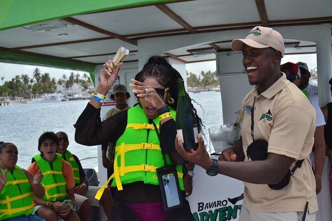 Bavaro Adventure Park Private Catamaran Tour with Transport - Snorkeling, swimming, and the sandbar