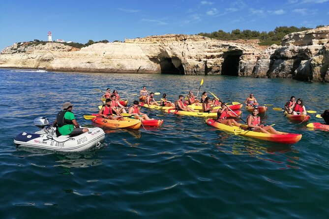 Benagil Kayak Tour On Board a Fantastic Catamaran - Leaving from Portimão Marina