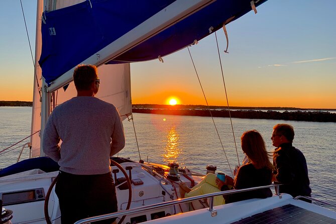 Bimini Charters - Private Luxury Catamaran 3-hr Sunset Sails - Boarding at 6840 Front Street