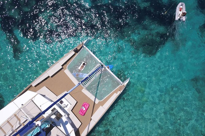 Blue Lagoon, Beaches and Bays Catamaran Sailing Tour - Blue Lagoon: Beautiful Water, Busy Access