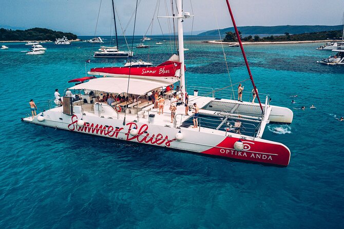 Blue Lagoon, Trogir & Čiovo catamaran tour with Food and Drinks - Price, timing, and cancellation advice