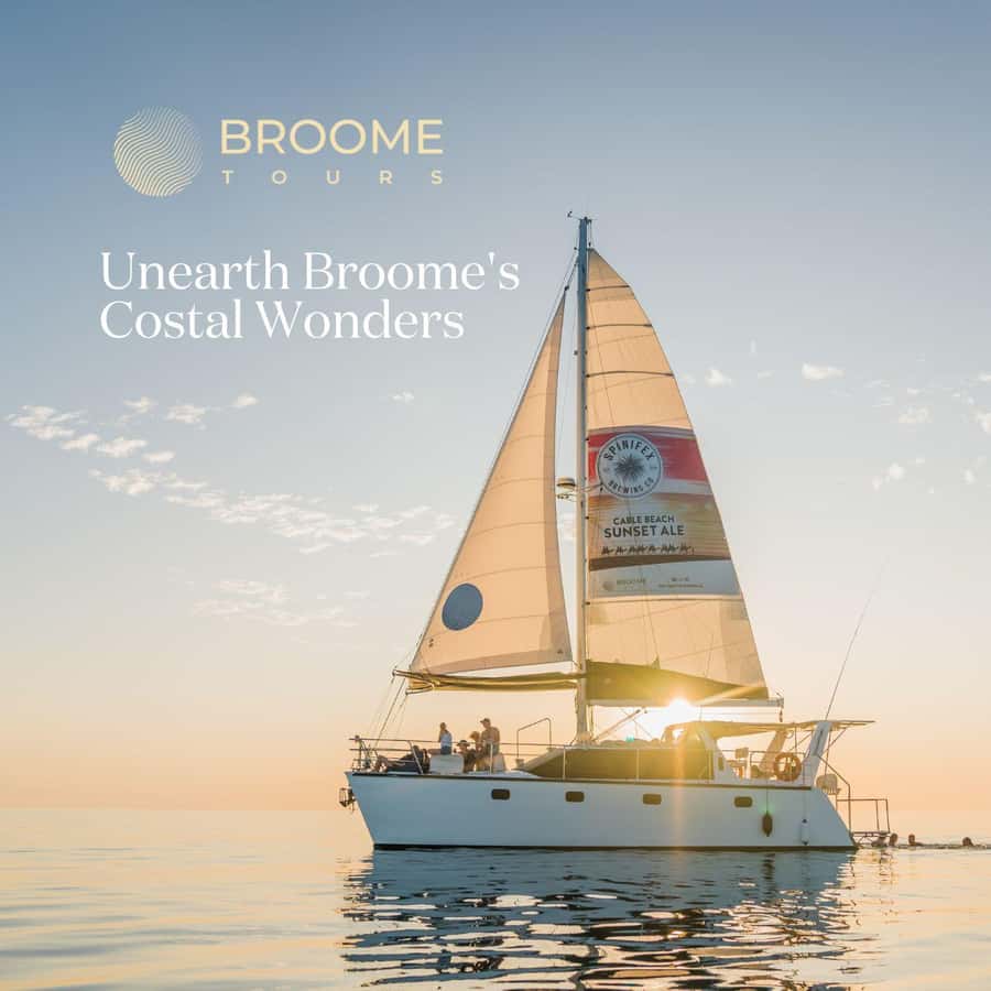 Broome's Iconic Catamaran Sunset Cruise - Settling onto the 42-foot catamaran