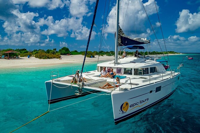Brunch & Snorkel Catamaran Tour - The first reef stop and guided snorkeling
