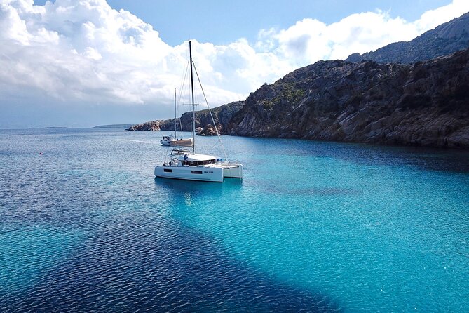 By Catamaran to the La Maddalena Archipelago from Poltu Quatu - Aperitif, Sardinian lunch, and time to linger