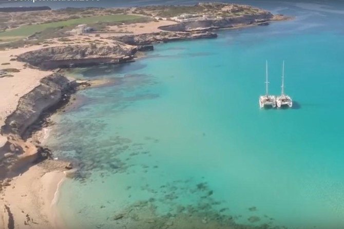 Cala Comte Private Catamaran Tour - Conejera Island and the open coast