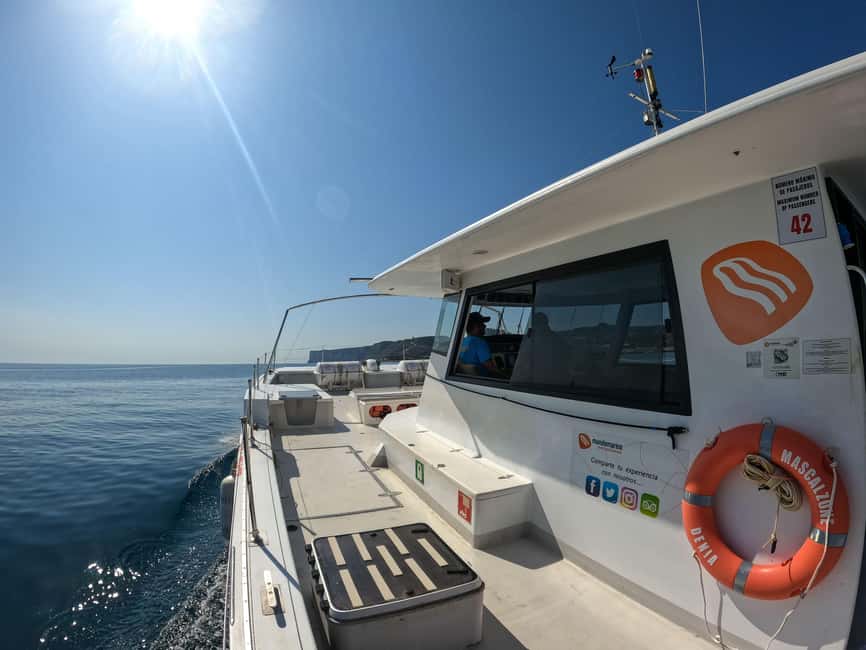 Calpe: Motor catamaran with a swim stop and optional lunch - Is $26 Good Value?