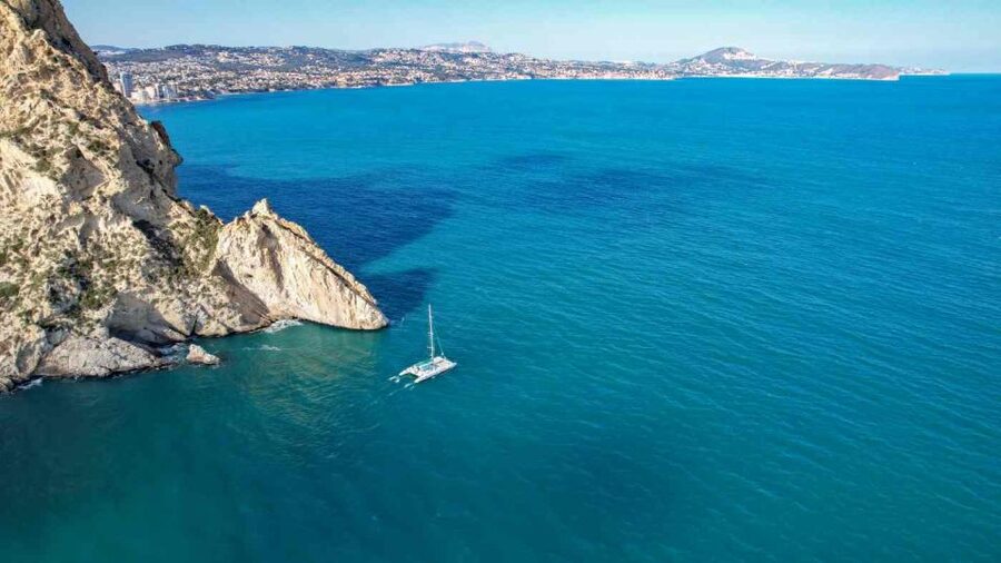 Calpe: Sailing Catamaran with Lunch - Leaving Calpe port for a morning at sea