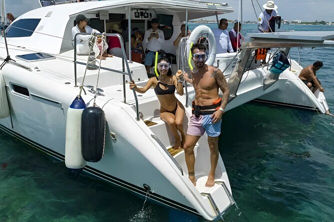 Cancun Catamaran: Sail to Isla Mujeres + Buffet & Drinks - The catamaran ride across Cancun’s turquoise water