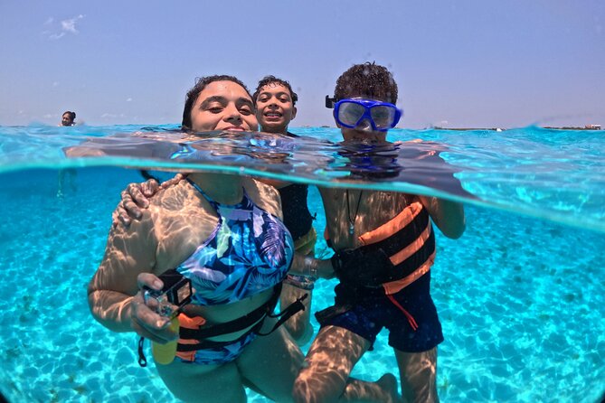 Cancun Private Catamaran to Isla Mujeres with Buffet & Open Bar - El Meco Reef: the day’s main water activity