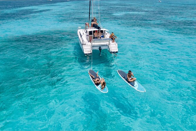 Cancun to Isla Mujeres Private Catamaran Cruising Snorkeling Fun! - Snorkeling near El Meco
