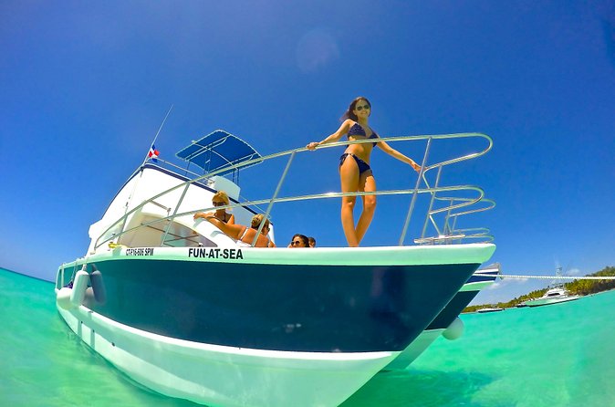 Cap Cana Private Family Catamaran - The Juanillo Natural Pool and Sandbar Stop