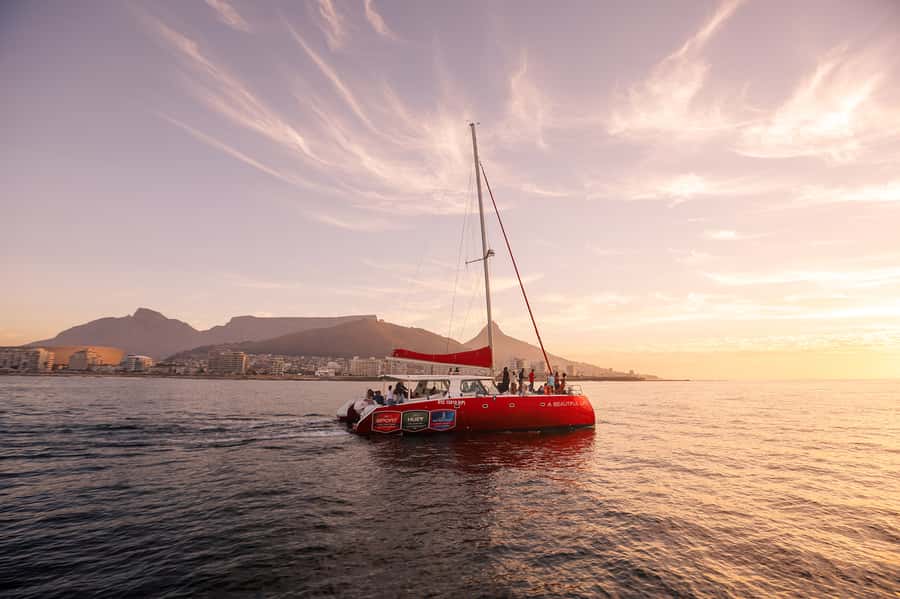 Cape Town: Catamaran Champagne Sunset Cruise - Leaving the V&A Waterfront for the Atlantic