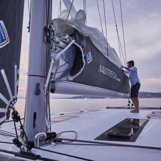 Cascais:Luxury Private Sailing Catamaran Cruise with a Drink - Wildlife, windsurfers, and luck on the water