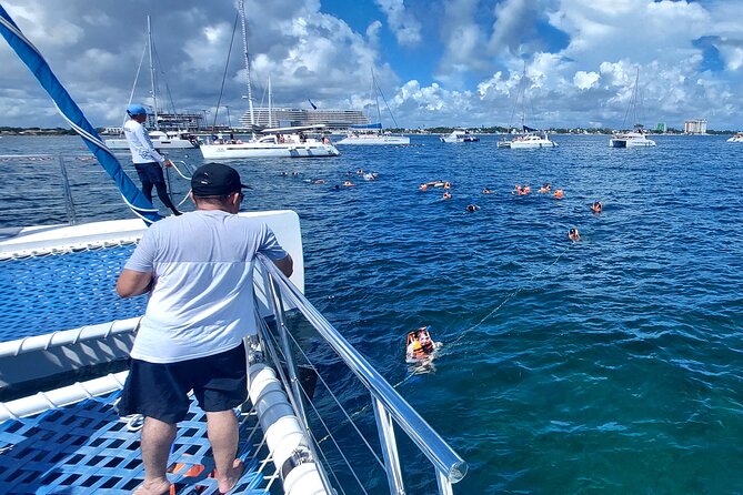 Catamaran Adventure Isla Mujeres with Snorkeling and Beach Club - Snorkeling for 45 minutes at El Meco Reef
