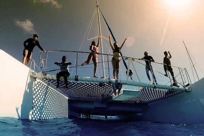 Catamaran Adventure Isla Mujeres with Snorkeling and Beach Club - The return sail to Cancun