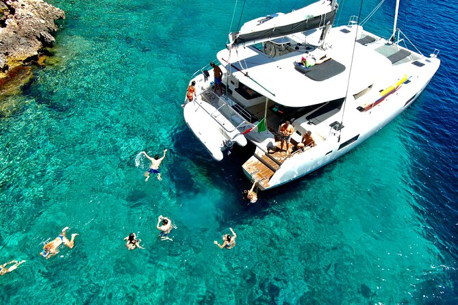 Catamaran Alghero, Catamaran Sailing Day Trip - Swimming, snorkeling, and SUP between the coastal views