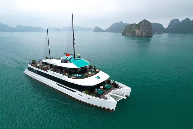 Catamaran Cruise - Most Luxury Day Trip in Halong & Lan Ha Bay - Key points at a glance