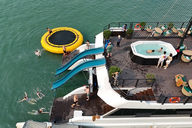 Catamaran Cruise - Most Luxury Day Trip in Halong & Lan Ha Bay - Dark and Light Cave by water