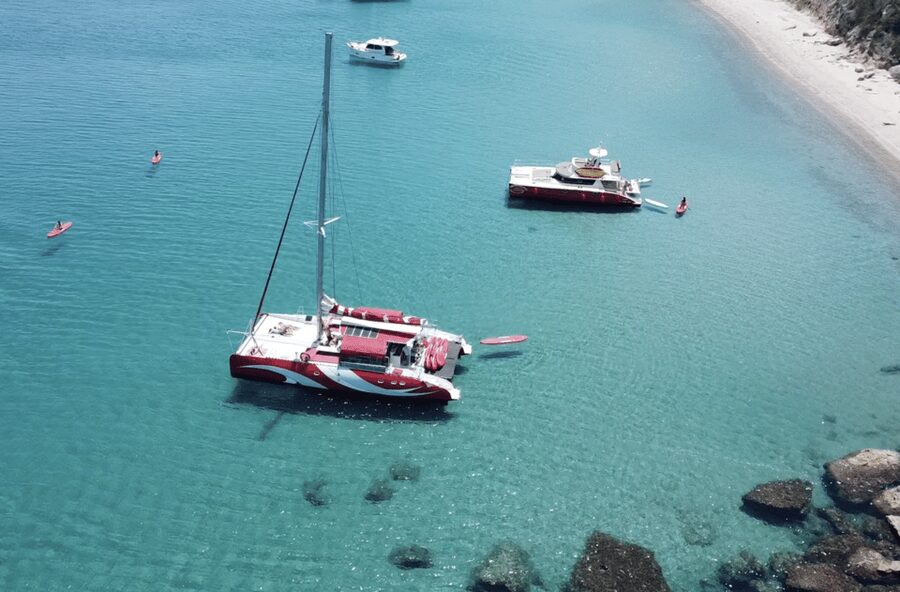 Catamaran cruise to the Lavezzi Islands - Porto Novo provides the last swim