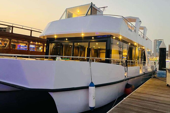 Catamaran Cruise with Dinner at Al Jaddaf Dubai - A Low-Cost Night on Dubai Creek