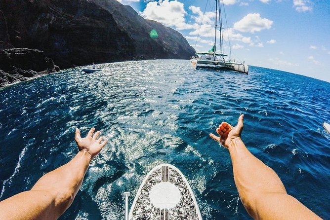 Catamaran Day Cruise to Desertas Islands from Funchal - Reaching the Desertas and stepping onto a pebble beach