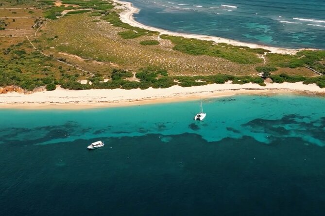 Catamaran Day Sail - Boarding at Divi Little Bay and getting comfortable
