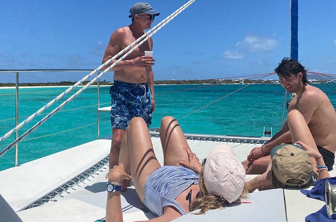 Catamaran Day Sail - Creole Rock: the first chance to snorkel