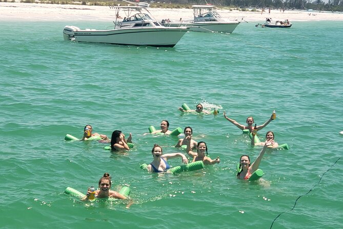Catamaran Day Sail Shelling Excursion 42ft. Mainecat Cool Beans - Drinks, music, and the mood onboard