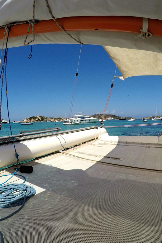 Catamaran: Day trips in La Maddalena's Archipelago - Piscine di Budelli: Your First One-Hour Swim Stop