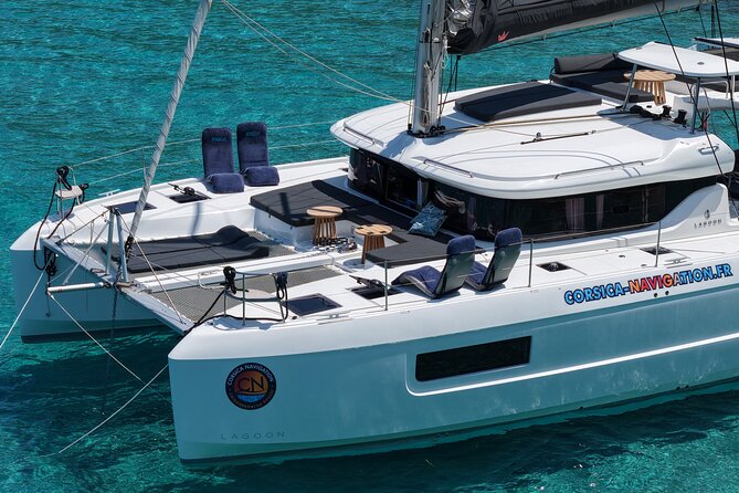 Catamaran Excursion Agriates Desert from Red Island - Reaching the white sand of the Agriates Desert