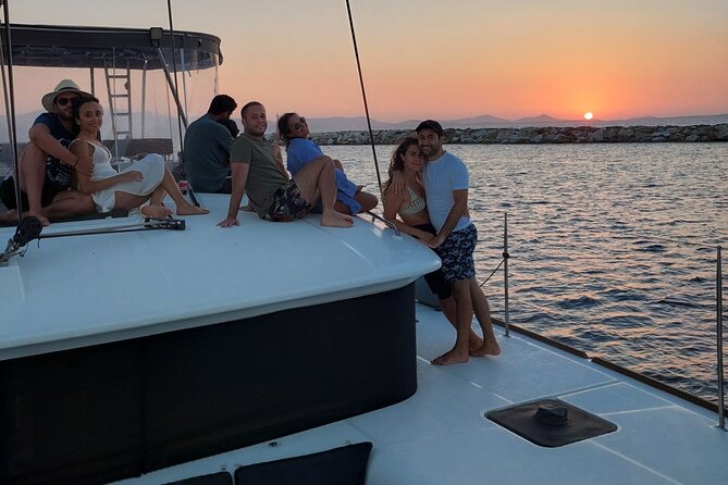 Catamaran Experience Naxos , all inclunding - The crew and the mood onboard