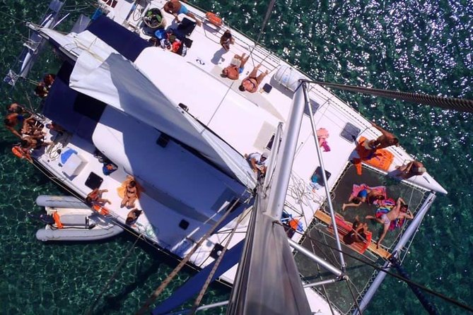 Catamaran Full Day Cruise: Poliegos - Kleftiko - Setting out from Adamantas at 9 a.m.