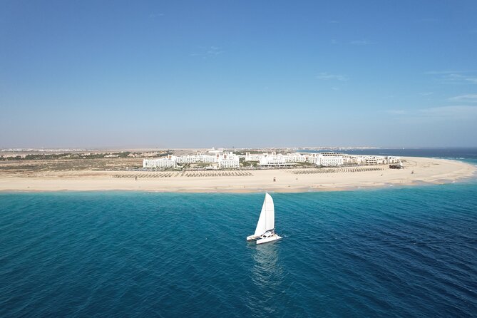 Catamaran Half Day - Beautiful day on the Atlantic Ocean - Leaving Santa Maria for the southwest coast