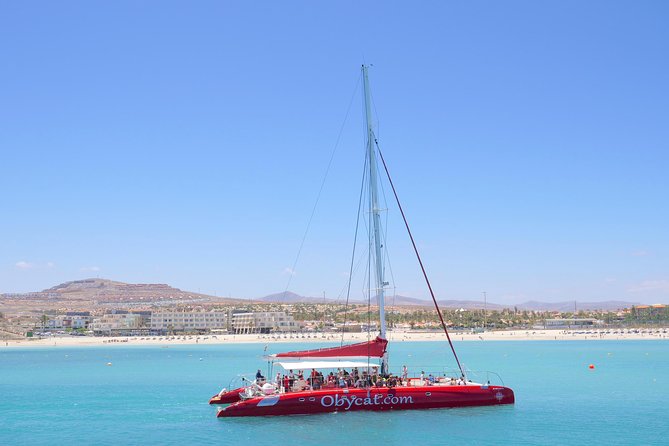 Catamaran Half-Day Cruise from Caleta de Fuste - The Pozo Negro swimming stop