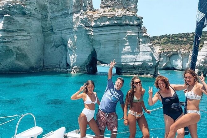 Catamaran Half Day Morning Cruise: Kleftiko - The return to Agia Kiriaki and Adamas