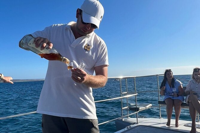 CATAMARAN OCEAN CRUISE TOUR, Food & Drinks included! - Playa de Los Hippies: swim, snorkel, and eat