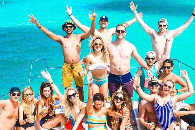 Catamaran Party Boat In Punta Cana With Pick Up - The natural pool stop