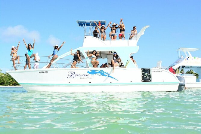 Catamaran Party Boat In Punta Cana With Pick Up - Snorkeling with provided equipment