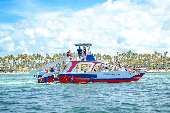 Catamaran Party Boat In Punta Cana With Pick Up - Drinks, snacks, dancing, and games