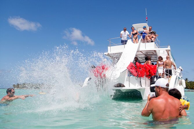 Catamaran Party Boat In Punta Cana With Pick Up - Sailing toward Bávaro’s coast