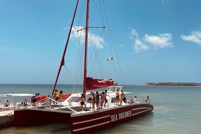 Catamaran Party Cruise and Snorkeling in Montego Bay - Sunset views and the end of the cruise