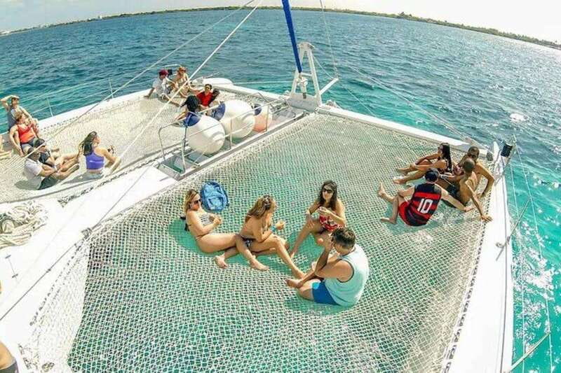 Catamaran party Isla Mujeres with drinks & lunch - What kind of Isla Mujeres day is this?