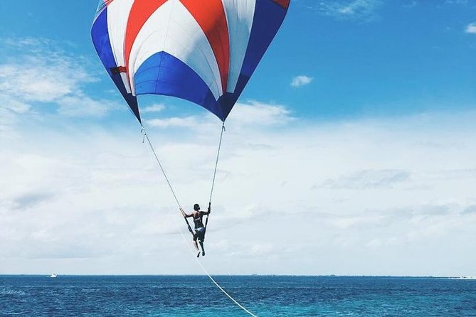 Catamaran Sail to Isla Mujeres with all inclusive from Cancun or Riviera Maya - Sailing, music, and the spinnaker activity
