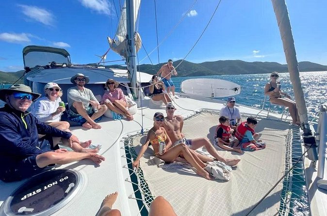 Catamaran Sail to Jost Van Dyke (Soggy Dollar Bar) - Who will enjoy this day most