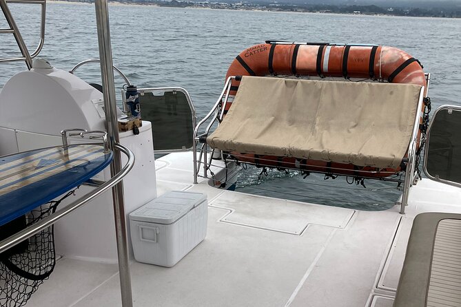 Catamaran Sailing Cruise in Monterey Bay - The first minutes under sail